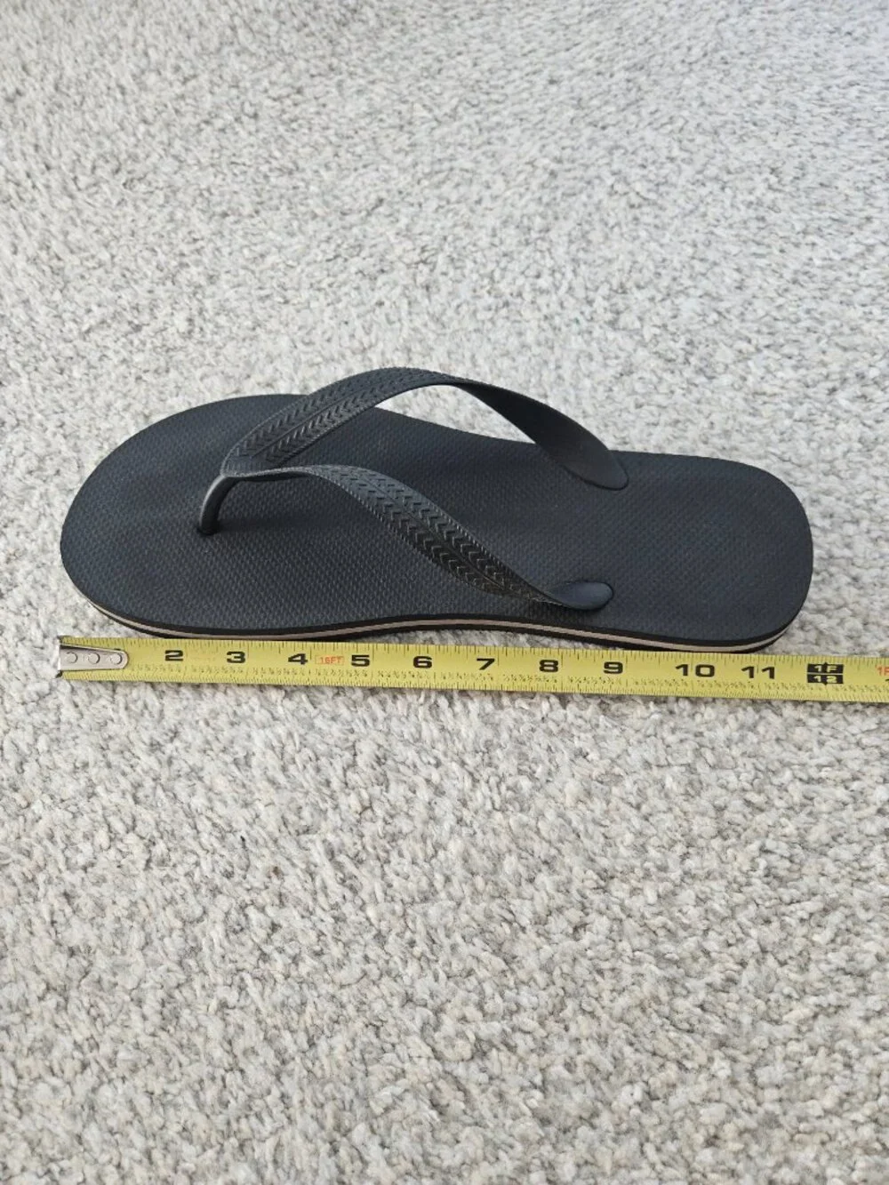 Goodfellow & Co Men's Black Flip Flop Sandals Size L (11/12)